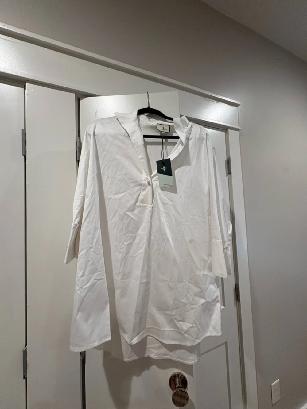 Tuckernuck White Relaxed Cotton Tunic - Picture 3 of 5
